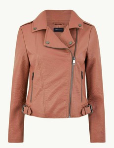 blush leather jacket