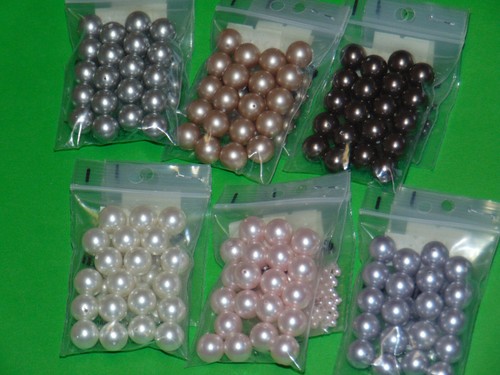Swarovski 5810 Pearls 3mm - 6mm - 10mm Variety Jewelry Making Beads Lot of 18 - Picture 3 of 12