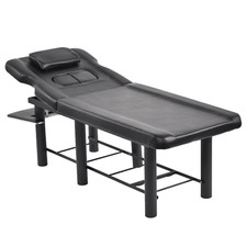 185cm Professional Stationary Massage Table W/pillow For Treatment Spa Table