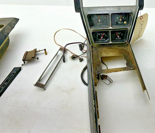 1966 Chevy Impala Console & Gauges Caprice Floor Shift Plate for Automatic Shift - Picture 4 of 23