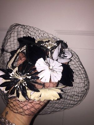 Skol Nips Vintage in ORIGINAL PACKAGING Veil SEE THRU Fedora  display picture 2