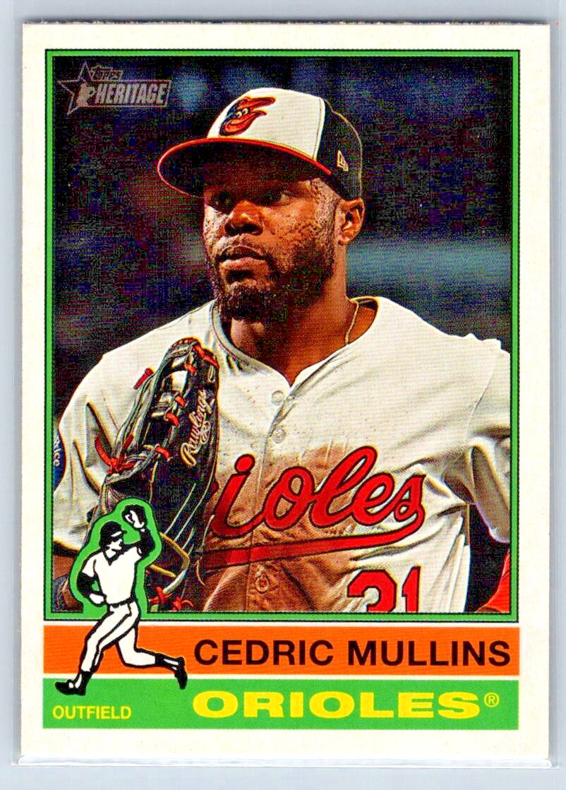 2025 Topps Heritage Baseball - Cedric Mullins - Baltimore Orioles - #166