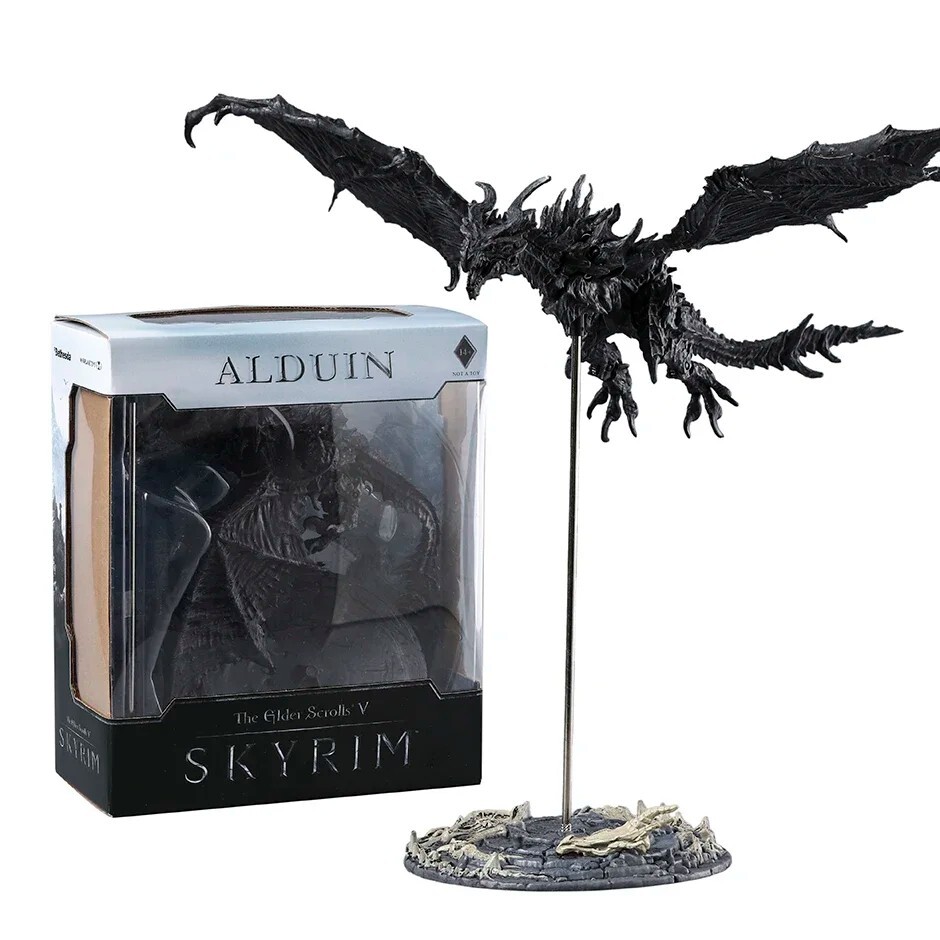 アルドゥイン フィギュア　コレクターズエディション　Skyrim ALDUIN SKYRIM The Elder Scrolls V 25cm Video Game Collection