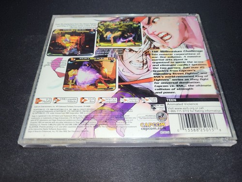 Capcom vs. SNK Fighting Sega Dreamcast DC EX+NM estado ¡COMPLETO! - Imagen 2 de 5