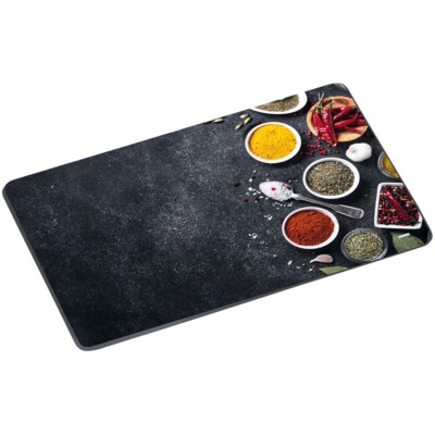 Schneidebrett Brotzeitbrett und Käseplatte Servierbrett aus Glas  38x28,5 cm