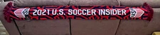 2021/2022 US Mens National Soccer Team Training Thick Scarf Red/Blue Insider NWT