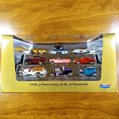 Hot Wheels Collectibles 100th Anniversary of the Automobile 9-Car