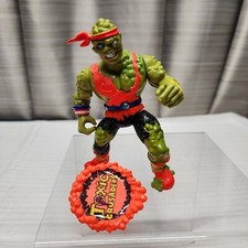 Vintage Playmates 1991 Toxic Crusaders Toxie with Shield READ BROKEN