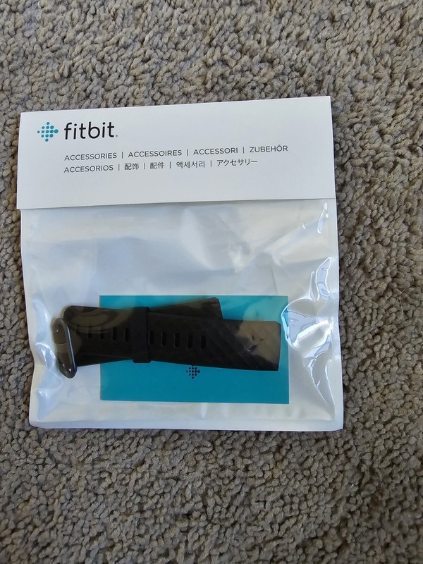 Genuine OEM Fitbit Charge 3 and 4 Accessory Watch Band Classic Black 