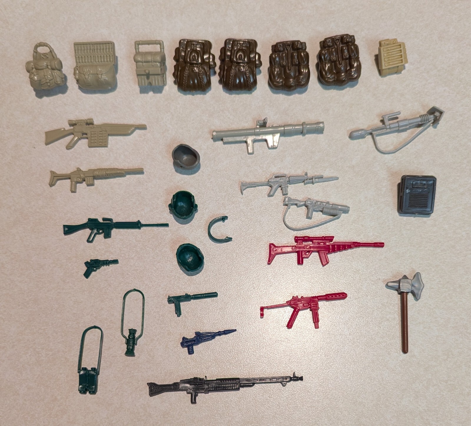 1980s Vintage GI Joe ARAH Weapons & Accessories Lot of 29 items Hasbro Original