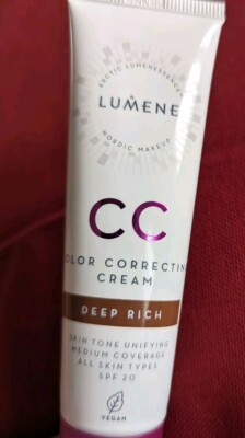 NEU Lumene CC Color Correcting Cream Deep Rich SPF20 30ml 