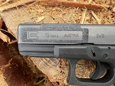 Glock Pistol Grip Tape for Front of Non Serrated Slide Fits others 17,19,22