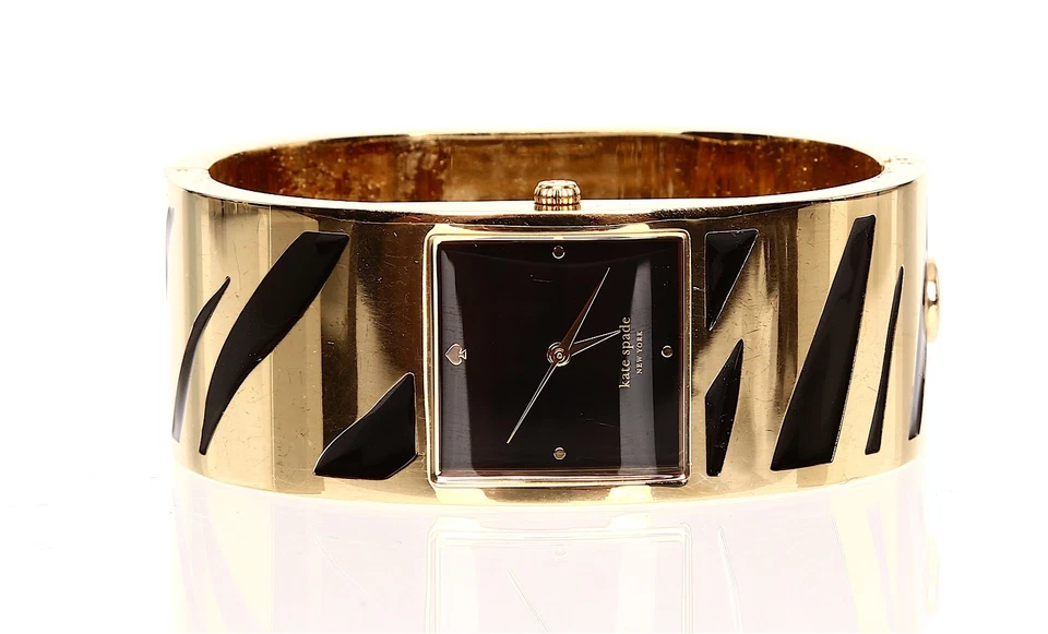 Reloj Brazalete Kate Spade New York Mujer Dorado Negro Delacorte F1253 Foto 4 de 4