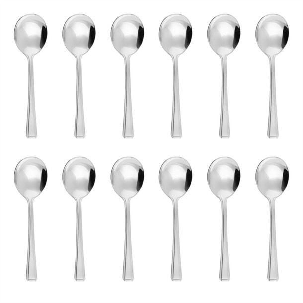 Olympia D696 Harley Soup Spoon (Pack of 12) @Next Day Delivery !
