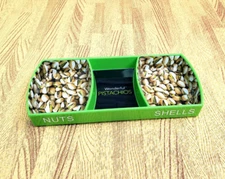 🔥 Wonderful Pistachios Nuts Shells Tray Bowl Approx 10" Long