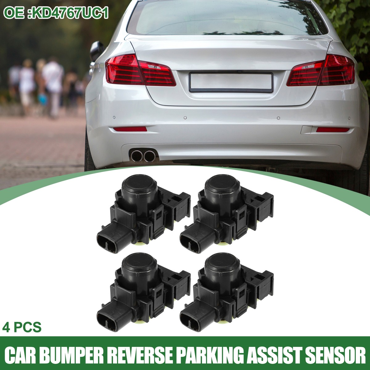 4pcs Rear Bumper Park Assist Object Sensor for Mazda CX-5 19-23 No