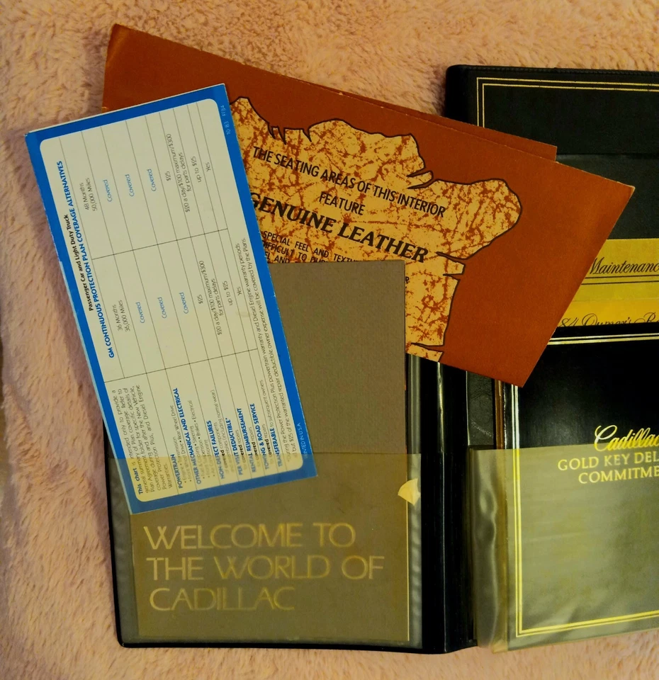 1984 Cadillac DeVille Coupe Sedan Owner Literature & Operator Manual User Guide - Image 4 of 4