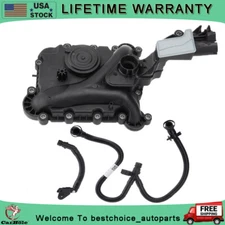 Oil Separator PCV Valve w/ Oil Pipes For  2013 2014 2015 2016 2017 Audi A5 Q5 Q7