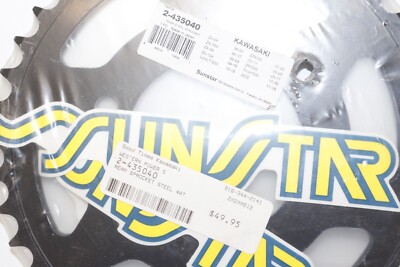 Sunstar Rear Sprocket 40T Kawasaki Ninja ZX6 ZX7RR ZX9R ZZ600 2