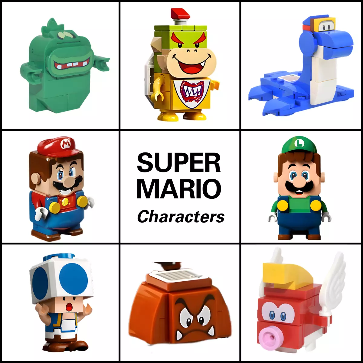 NEW LEGO Mario, Luigi, Yoshi, Bowser, Power Ups and more