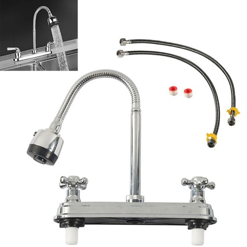 Flexible Nozzle RV Kitchen Faucet for Easy Use in For Campers and