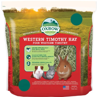 WESTERN TIMOTHY HAY - (425g to 4kg) - Oxbow Small Pet Premium Animal Feeding