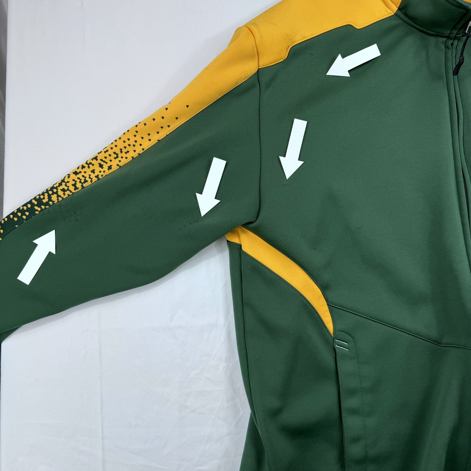 NFL Green Bay Packers Team Mens XL Issued Reebok Soft Shell Fleece Jacket thumbnail 12