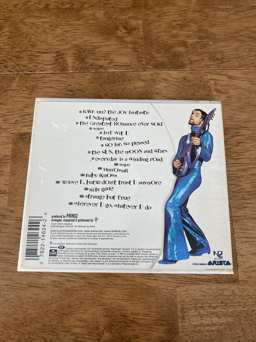 Prince - Rave Un2 The Joy Fantastic - CD 78221462426| eBay