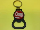 Vintage Promo Keyring COKE BOTTLE OPENER Keychain COCA COLA Ancien Porte-Clés