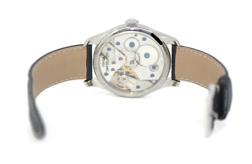 Montblanc 1858 Petit Secondes Acier Inoxydable Montre 113860 - Photo 5 sur 5