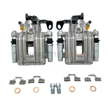Rear Disc Brake Caliper Pair Lh & Rh Sides For Audi Tt Qutro Vw Jetta New