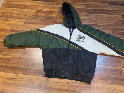 Vintage NFL Game Day Green Bay Packers Coat Mens Size Large - Picture 4 of 6