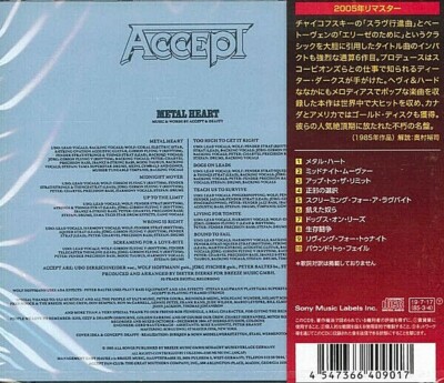 Accept Heavy Metal SEALED BRAND NEW CD 