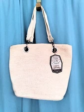 NWT Natural Tote Bag Purse Grommet Shoulder Strap Sun n Sand Accessories