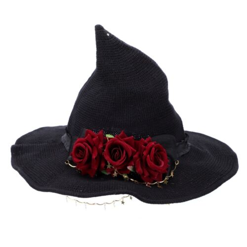  Chapeau De Sorcière D'halloween Coton Fille Bonnets Pour Enfants - Photo 1/12