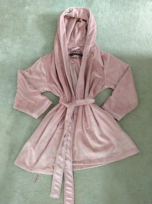 Ted Baker Dressing Gown Pink Embossed Size 12-14 Super Soft Luxury Robe  Velour | eBay UK