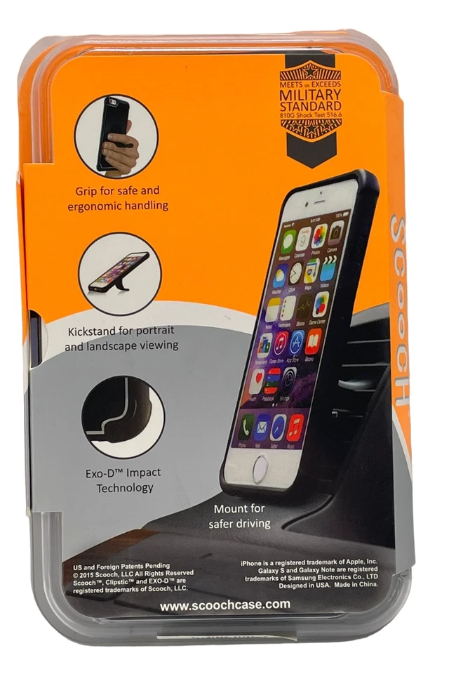 Scooch 4 in 1 Clipstic Pro Case for iPhone 6 Plus /6S Plus, Gold - Image 3 of 4