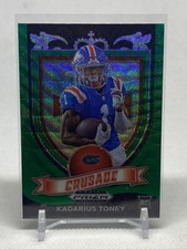 2021-22 Panini Prizm Draft Picks Prizms Green Wave #176 RC Kadarius Toney
