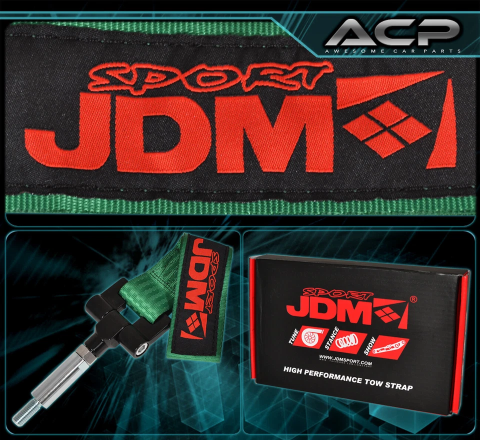 Adaptador de correa de gancho de remolque con tornillo de 4000 libras para Lexus Is250/Is350 2006+ - verde Foto 3 de 3