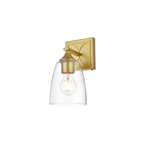 Wall Sconce Light Fixture Brass Color Bathroom Vanity Bedroom Living Dining Room - Picture 3 of 7