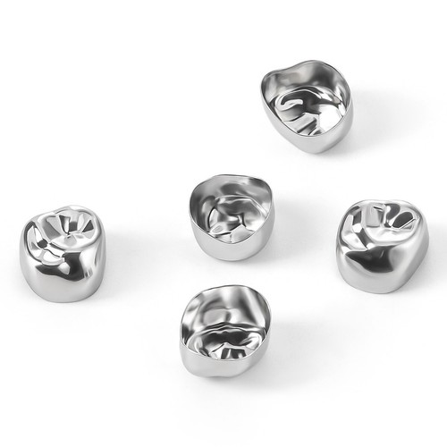 5Pcs Dental Kids Crown Primary Molar Pediatric Crowns Stainless Steel 48 Sizes - Bild 9 von 171