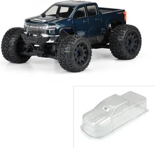 Pro-line Racing 2021 Chevy Silverado Clear Body E-REVO 2.0 & MAXX PRO358200... 