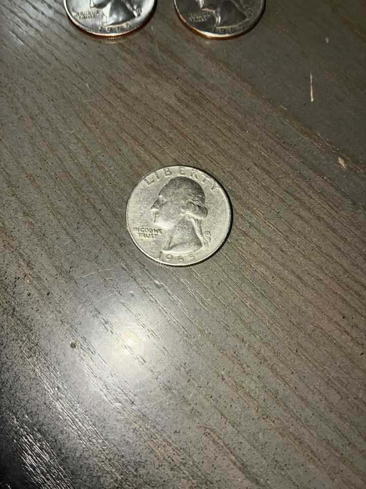 1965 US Quarters Dated Lot of 5 - Image 3 of 4