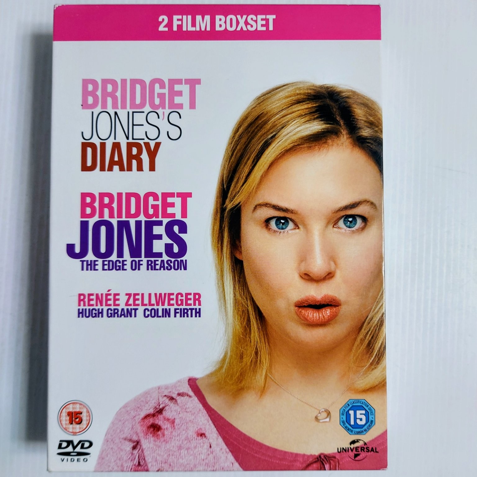 Bridget Jones's Diary & Edge of Reason DVD Boxset 2005 Zellweger Grant Firth
