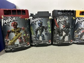 6 Lego Bionicle INIKA (8727-8732) No Manual - Not Complete - See Pictures