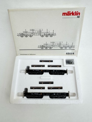Märklin 48664 Schwerlastwagen-Set "Stahlbrammen" Neu | Zustand: Neu