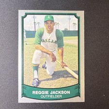 Pacific 1989 Baseball Legends 2nd Series Reggie Jackson #111 Athletics Base