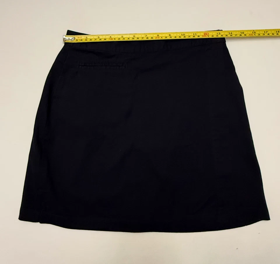 Винтажный новый с Ярлыками Esprit женщин черный надежном мини юбка 100% хлопок размер 7/8 - Изображение 4 из 4