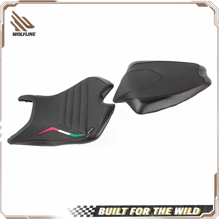 WOLFLINE Pillion & Rider Seat for Aprilia RS660 2020-2023 Anti-Slip Comfort Seat