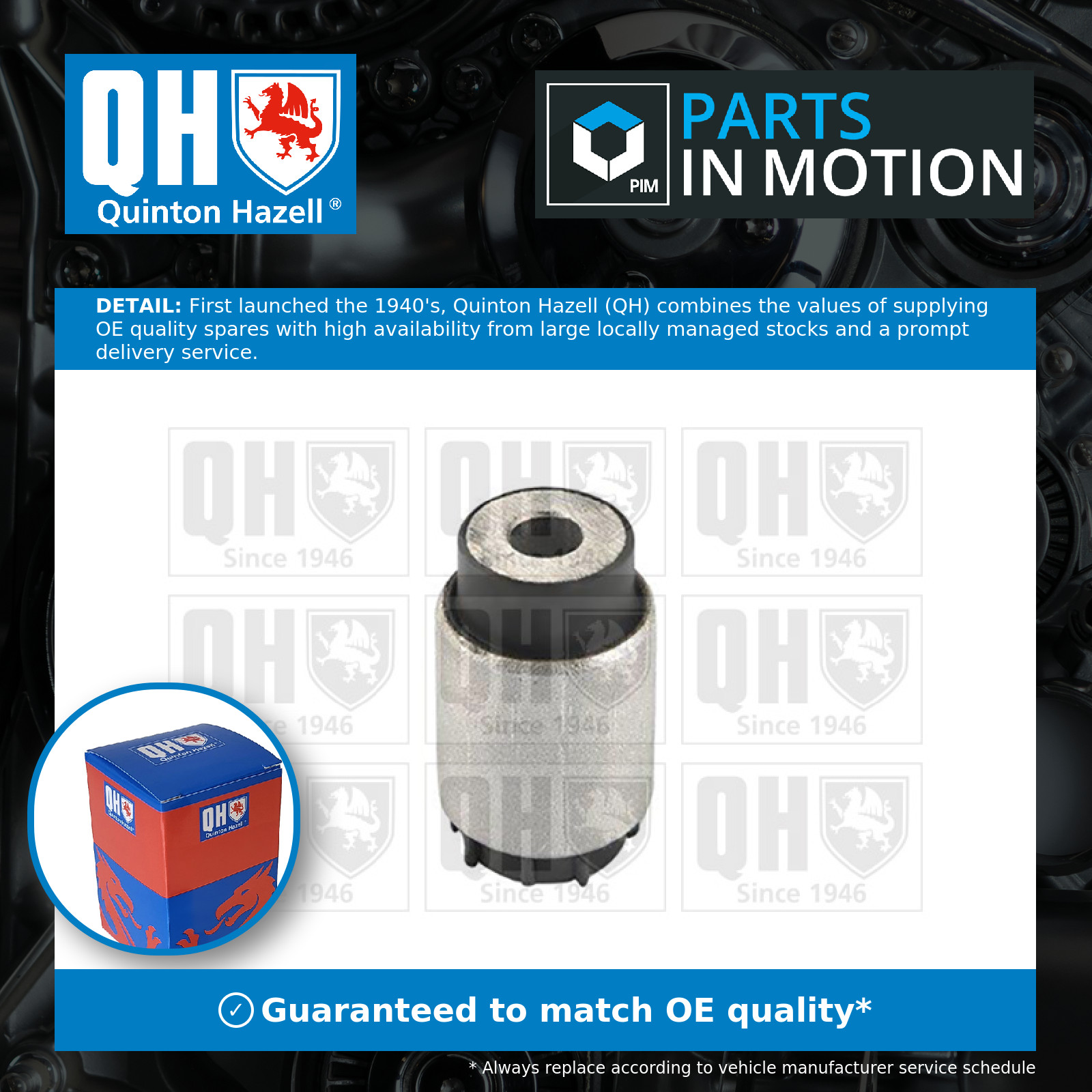 Wishbone / Control / Trailing Arm Bush fits DS DS3 CROSSBACK Front Inner 2023 on